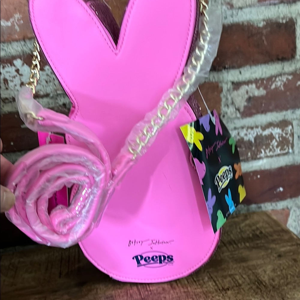 Betsey Johnson Pink Bunny Crossbody Bag - Picture 5 of 7